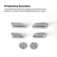 thumbnail image 3 of Botón De Cubierta De Ajuste De Asiento, Interruptor De Asiento De Coche De Aleación De Aluminio, Protector De Tapa De Botón De Asiento Para Tesla Methold VI003953-00, 3 of 7