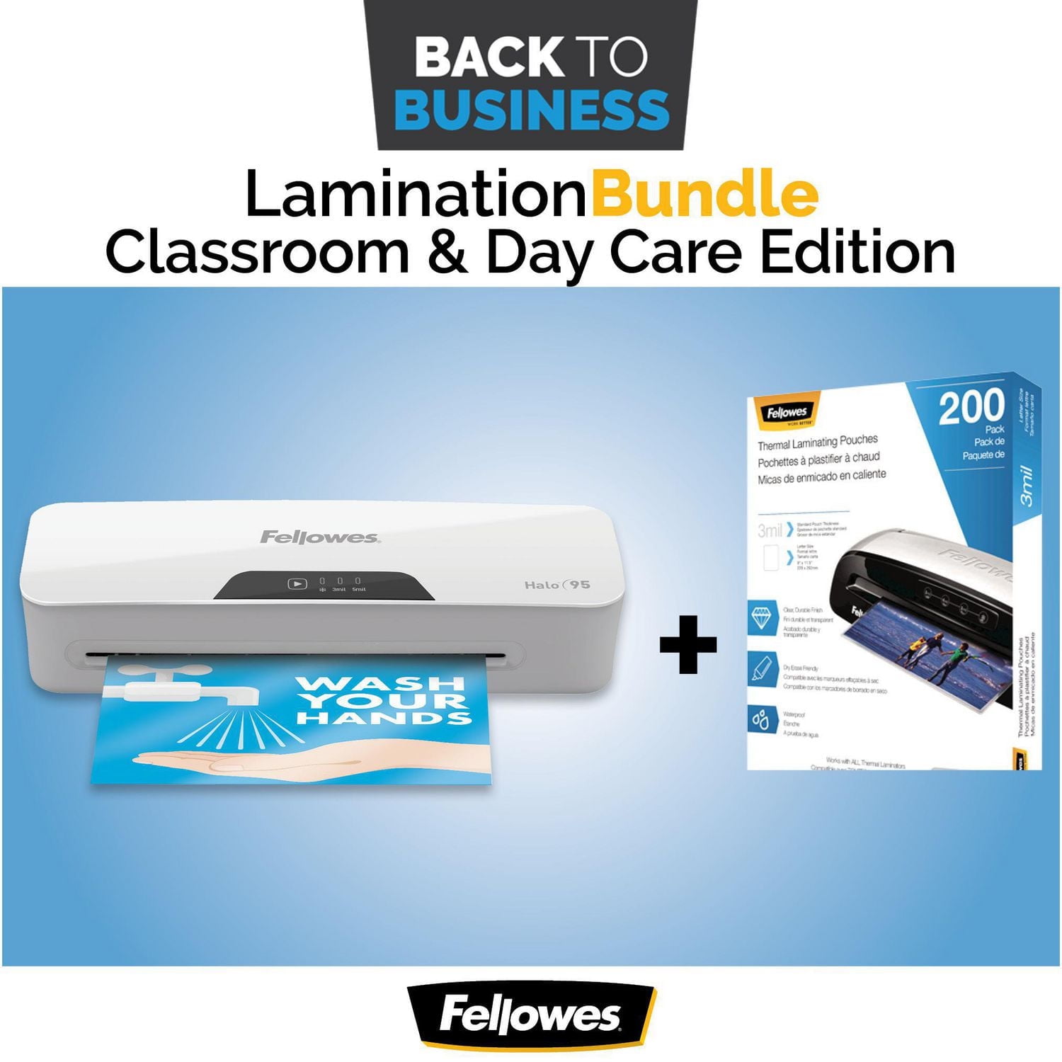 Fellowes® Classroom and Day Care Lamination Value  Bundle