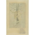 thumbnail image 2 of Félicien Rops 11x14 Black Ornate Wood Framed Double Matted Museum Art Print Titled: Girl with Coffee Cup (1896), 2 of 5