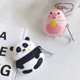 thumbnail image 3 of RV Funda de silicona para Airpods 1 y 2, AirPods 2 Funda protectora 3D Divertida y linda funda protectora de dibujos animados, AirPods 1 Funda de carga Suave TPU Silicona a prueba de golpes (Cerdo) oso de fresa Electrónica, 3 of 5