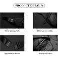 thumbnail image 4 of Kingsons Bolso Bandolera Compacto Impermeable Bandolera de Almacenamiento 100% Poliéster - EDC Tech, 4 of 7