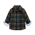 thumbnail image 3 of Swuxness Toddler Fall Casual Shirt Jackets Long Sleeve Print Button Closure Short Windbreaker Coat, 3 of 3