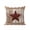 Brown Gray, variant on Outdoor Pillows Waterproof, Texas Star Vintage Bedding Throw Pillows with Insert for Couch Sofa Bed, Brown Checkered Berry Farmhouse 16x16 Inch Pillowcases Decorative Camping Patio Pillow Set of 1