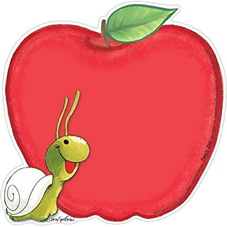 JAM Back to School Apple Paper Cut Out Classroom Decorations for Teachers 5.5 x 5.5, 36 pcs