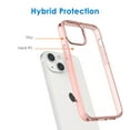 thumbnail image 3 of JETech Case Compatible with iPhone 13 Mini 5.4-Inch, Shockproof Phone Bumper Cover, Anti-Scratch Clear Back (Rose Gold), 3 of 6