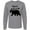 Athletic Heather, variant on Inktastic Mimi Bear in Black Long Sleeve T-Shirt