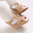thumbnail image 3 of JYYYBF Winter Warm Christmas Shoes Newborn Baby Soft Sole Cartoon Elk Non-Slip Boots Prewalker Crib Shoes for Girls Boys, 3 of 6