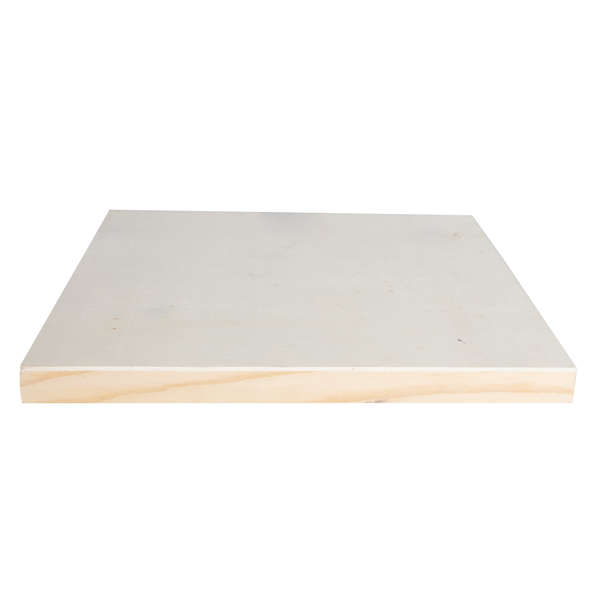 Cousin DIY Unpainted Square Wood Panel, 10" X 10" x .75"