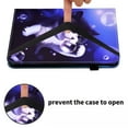 thumbnail image 5 of iPad 10th Generation Flip Leather Case,ELEHOLD 10.9 inch Cover with Card Holders Adjustable Kickstand Anti-Slip Elastic Band Shockproof Full Protective Case for iPad 10.9",B, 5 of 7