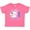 Hot Pink, variant on Inktastic 1 Year Old with Cute Unicorn Birthday Girls Baby T-Shirt