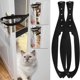thumbnail image 3 of Pestillo de soporte para puerta para gatos, puerta para gatos más grande, alternativa para mantener a los perros fuera de las cajas de arena para gatos y alimentos con correa de 5 tamaños aj, 3 of 5