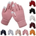 thumbnail image 4 of Winter Gloves for Women and Men Winter Gloves Touchscreen Gloves for Women Cold Weather Fashion Knit Mittens Warm Winter Gloves Elastic Knit Gloves, 4 of 4
