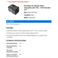 thumbnail image 2 of Secondary Air Injection Relay - Compatible with 1992 - 1993 Chevy S10, 2 of 2