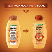 Garnier Whole Blends Honey Treasures Repairing Shampoo, Dry, Damaged Hair, 22 fl oz