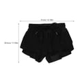 thumbnail image 2 of unbranded Skort Deportivo Negro Con Short Interior Stretch Para Entrenamiento Diario, 2 of 7