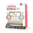 thumbnail image 4 of Sunbeam 2-in-1 Reversible 365 Electric Heated and Cooling Mattress Pad Queen Size, 60" x 80", 12 Heat Settings, 12-Hour Auto Shut-Off, Cool Touch Fabric, Machine Washable, Warm, Cozy and Comfortable, 4 of 11