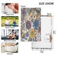 thumbnail image 6 of Yayeee 100% Cotton Hand Towels for Bathroom 16" x 28" Soft Absorbent Kitchen Towel, Blue Flowers, 6 of 7