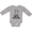 AC-Heather Grey, variant on I Love My Goldendoodle Dog Boys or Girls Long Sleeve Baby Bodysuit