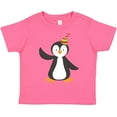 thumbnail image 3 of Inktastic Cute Penguin, Baby Penguin, Penguin with Party Hat Boys or Girls Toddler T-Shirt, 3 of 5