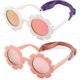 thumbnail image 1 of Baby Sunglasses, 2PCS Flower Polarized Infant Sunglasses with Adjustable Strap Newborn Infant Boys Girls Age 0-24 Months, 1 of 5