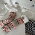 thumbnail image 4 of Thick To No Friend "Winter Home Bi preparado calcetines gruesos y cálidos para el suelo calcetines de felpa Coral para dormir en casa para mujer (cúrcuma), 4 of 5
