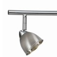 thumbnail image 3 of Benjara BM223060 3 Light 120V Metal Track Light Fixture with Round Shade, Silver, 3 of 5