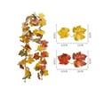 thumbnail image 1 of Guava Leaves Fall Maple Garland Artificial Fall Foliage Garland Colorful Decor For Home Wedding Party Christmas Decorations Clearance, 1 of 2