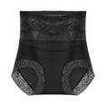 thumbnail image 4 of Besolor Women's Seamless Lace Underwear High Waisted Stretch Hipster Briefs Breathable Soft Butt Lifting Panties, 4 of 4