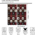 thumbnail image 2 of Red Wine Kitchen Curtains, Glasses of Red and White Wine Theme Window Treamtents for Bedroom, Farmhouse Rural Wine Cheese Drape 2 Panel Sets,42x54 Inch, 2 of 5