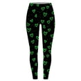 thumbnail image 4 of hotojiny Women St. Patrick's Day Leggings Spring Fashion Workout Yoga Pant Casual High Waisted Running Athletic Pants, 4 of 5