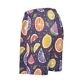 thumbnail image 5 of Men's Pajama Shorts Bottoms with Pockets Soft Lightweight Lounge Sleep Wear Hand Drawn Citrus Fruits, 5 of 6