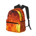 thumbnail image 2 of Lsque Tennis Ball In Fire Classic Casual Backpack - Large Capacity Water-Resistant Backpack for School, Work, Travel, and Outdoor Activities, 2 of 8