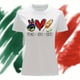 thumbnail image 3 of Playera Blusa Impreso De Peace Love Michelada Fiestas Patrias Mexico Septiembre Independencia Color Blanco Talla Grande Marca Emil SaEs, 3 of 4