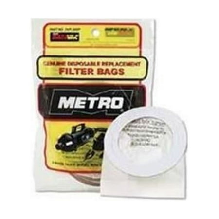 Image of Metropolitan Vacuum Cleaner 1Y9945 Disposable Replacement Bags for Handheld Steel Vacuum & Blower Pack of 5