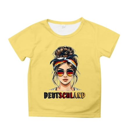 

Boy s And Girl s German Girl Deutsches Mädchen Germany Flagge T Shirt Girls Size 16 T Shirts Bulk Kids 5 T Girl Clothes Toddler Girls Long Sleeve Shirts Girl Clothes 18-24 Months Girls Graphic Girls