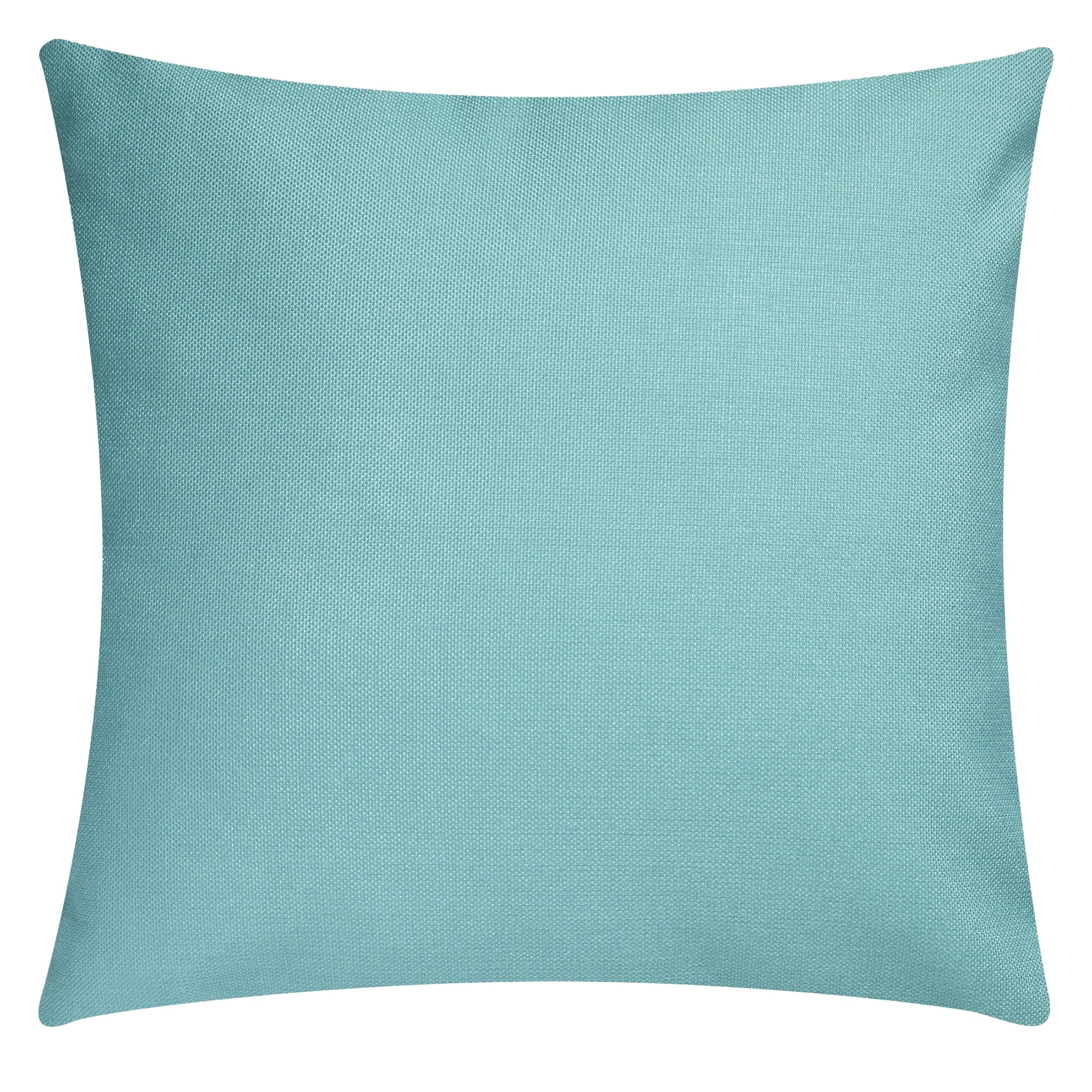 Fab Habitat Indoor/Outdoor Throw Pillow Made from Recycled Polyester Yarn - Double Sided, Stain Resistant, Machine Washable - Ombre - Patio, Deck, Porch, Living Room - Big Sur Aqua (20" x 20")