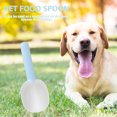 thumbnail image 5 of Cucharas de comida para perros y gatos, clip sellado, multifunción, cuchara gruesa (blanco y azul) Likrtyny Mascotas, 5 of 5