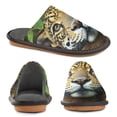 thumbnail image 4 of Plush rubber slippers soft gauze slippers with waterproof and wear -resistant shoes Weak and Energetic Jaguar, 4 of 8
