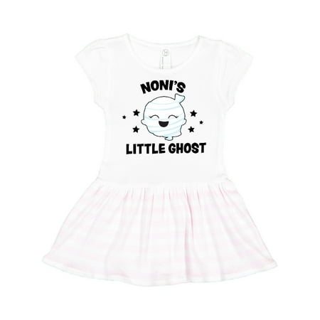 

Inktastic Cute Noni s Little Ghost with Stars Gift Toddler Girl Dress