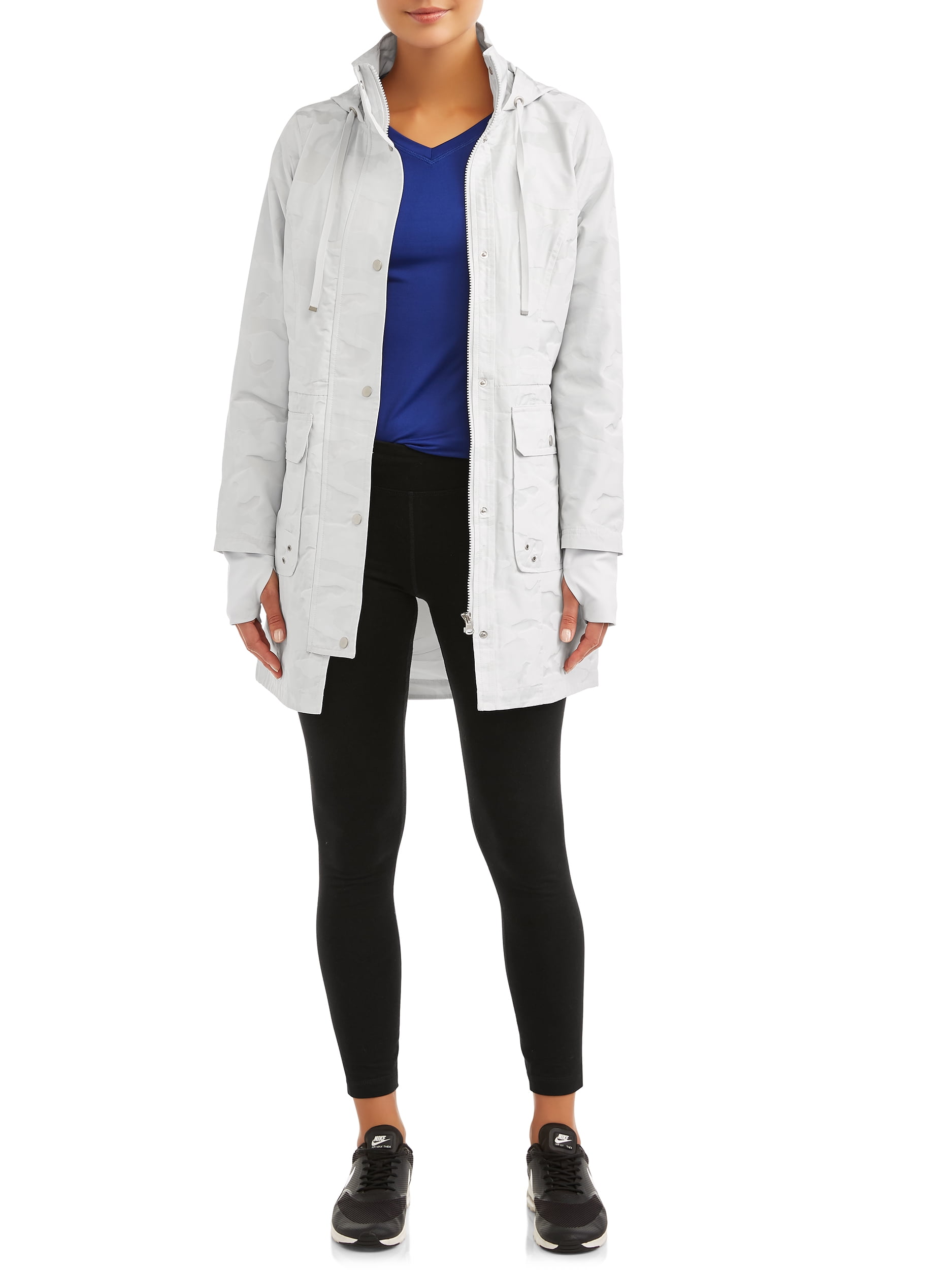 Athletic Works Women s Active Camo Anorak Jacket with Hood