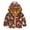 Z2 Brown, variant on Little Boys Jacket Print Windproof Autumn Zipper Kids Hooded Coat Size 5-6T