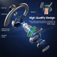 thumbnail image 3 of Bearachild 1 par de auriculares inalámbricos compatibles con Bluetooth IPX6 Auriculares recargables impermeables Control de voz Auriculares Cables de audio/vídeo Rojo, 3 of 6
