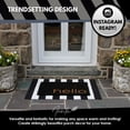 thumbnail image 2 of Nanta Cotton Black and White Striped Rug Machine Washable Indoor Outdoor Striped Outdoor Rug, 2 of 7