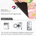thumbnail image 4 of Yayeee Magnetic Dishwasher Cover for The Front Decoration Home Kitchen Machine Sticker Protector, Blue Floral Wave, 4 of 6
