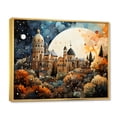 thumbnail image 2 of Designart "Stone Fortress Castles III" Architecture Floater Framed Canvas Print, 2 of 7