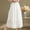 01 White, variant on Awdenio Pleated Skirts for Women Long Skirt Cottagecore Elastic High Waist Tiered Skirts for Ren Faire