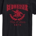 thumbnail image 3 of Budweiser - Anheuser Eagle Crest Short Sleeve Graphic T-Shirt, 3 of 5