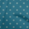 thumbnail image 1 of oneOone Velvet Teal Blue Fabric Block Sewing Craft Projects Fabric Prints By Yard 58 Inch Wide, 1 of 4