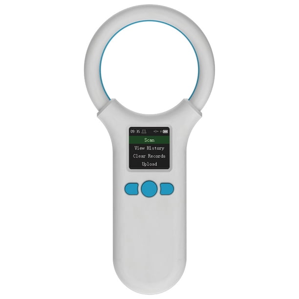 Escáner portátil de chip para animales con pantalla LCD TFT de 1,4 pulgadas.