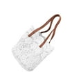 thumbnail image 1 of relayinert Stylish And Functional Beach Bag For Summer Getaways Large Capacity Bucket Shape Handbag Versatility white 1Set, 1 of 6